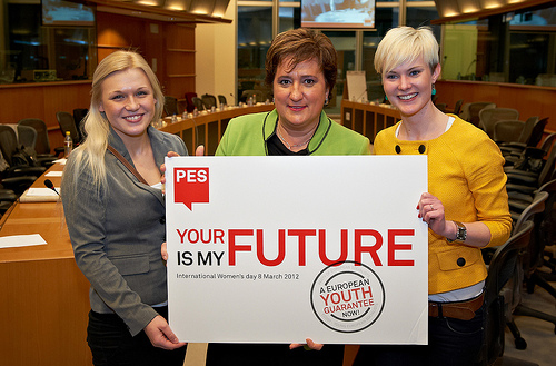European Youth Guarantee Campaign pannel