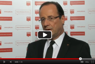 French President François Hollande endorses a European Youth Guarantee
